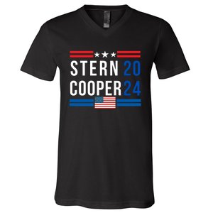 Stern Cooper 2024, Presidential Elect Campaign Men Women, Stern 2024 V-Neck T-Shirt