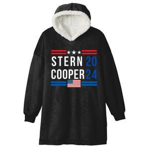 Stern Cooper 2024, Presidential Elect Campaign Men Women, Stern 2024 Hooded Wearable Blanket