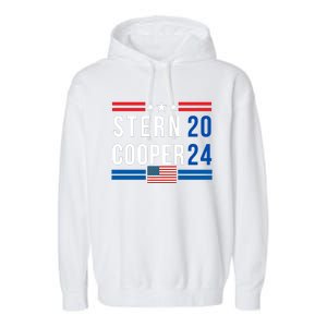 Stern Cooper 2024, Presidential Elect Campaign Men Women, Stern 2024 Garment-Dyed Fleece Hoodie