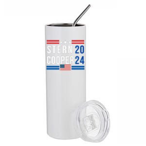 Stern Cooper 2024, Presidential Elect Campaign Men Women, Stern 2024 Stainless Steel Tumbler