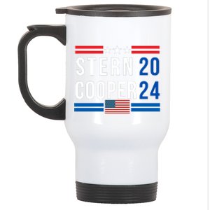 Stern Cooper 2024, Presidential Elect Campaign Men Women, Stern 2024 Stainless Steel Travel Mug