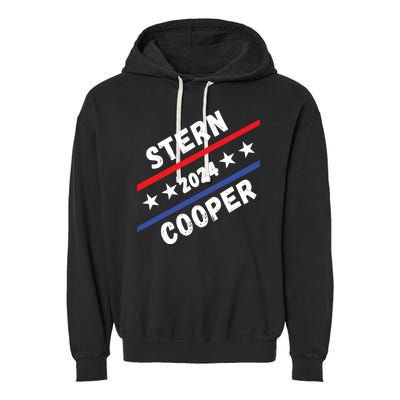 Stern Cooper 2024 Elect Sterncooper Funny Presidential 2024 Campaign Election Garment-Dyed Fleece Hoodie