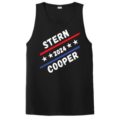 Stern Cooper 2024 Elect Sterncooper Funny Presidential 2024 Campaign Election PosiCharge Competitor Tank