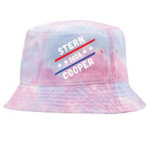 Stern Cooper 2024 Elect Sterncooper Funny Presidential 2024 Campaign Election Tie-Dyed Bucket Hat