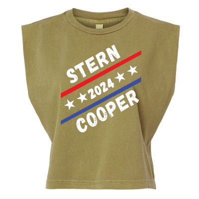 Stern Cooper 2024 Elect Sterncooper Funny Presidential 2024 Campaign Election Garment-Dyed Women's Muscle Tee