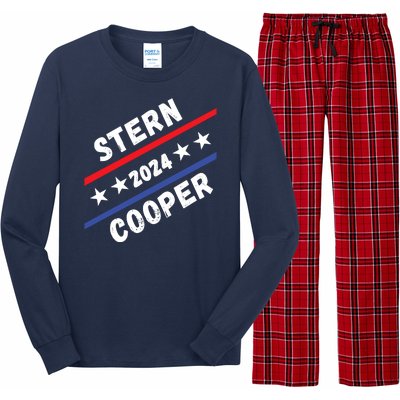 Stern Cooper 2024 Elect Sterncooper Funny Presidential 2024 Campaign Election Long Sleeve Pajama Set