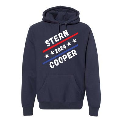 Stern Cooper 2024 Elect Sterncooper Funny Presidential 2024 Campaign Election Premium Hoodie