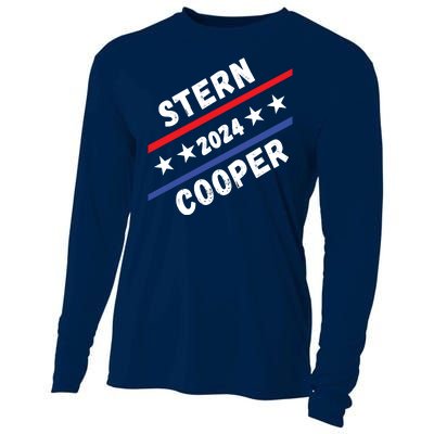 Stern Cooper 2024 Elect Sterncooper Funny Presidential 2024 Campaign Election Cooling Performance Long Sleeve Crew