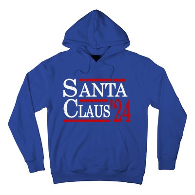 Santa Claus 2024 President Funny Christmas Xmas Holiday Meaningful Gift Hoodie