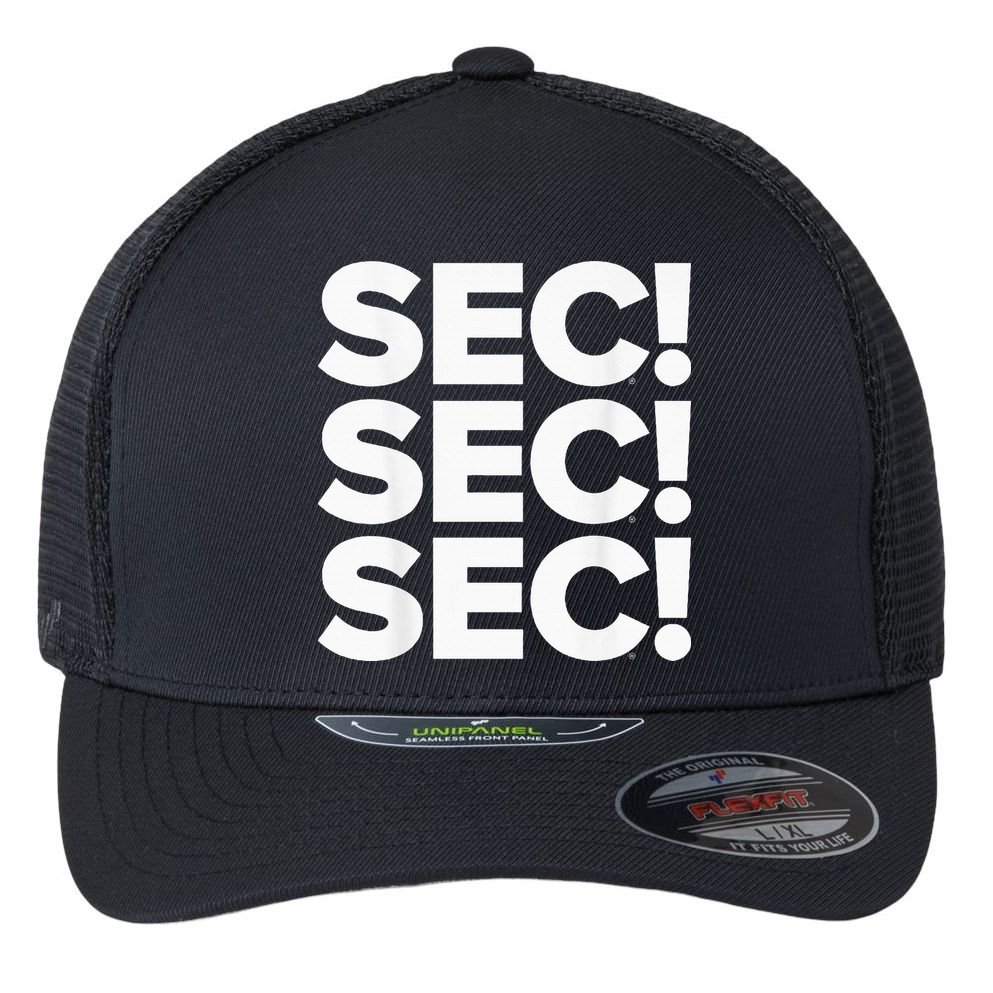 Sec Champs 2024 Baseball Flexfit Unipanel Trucker Cap
