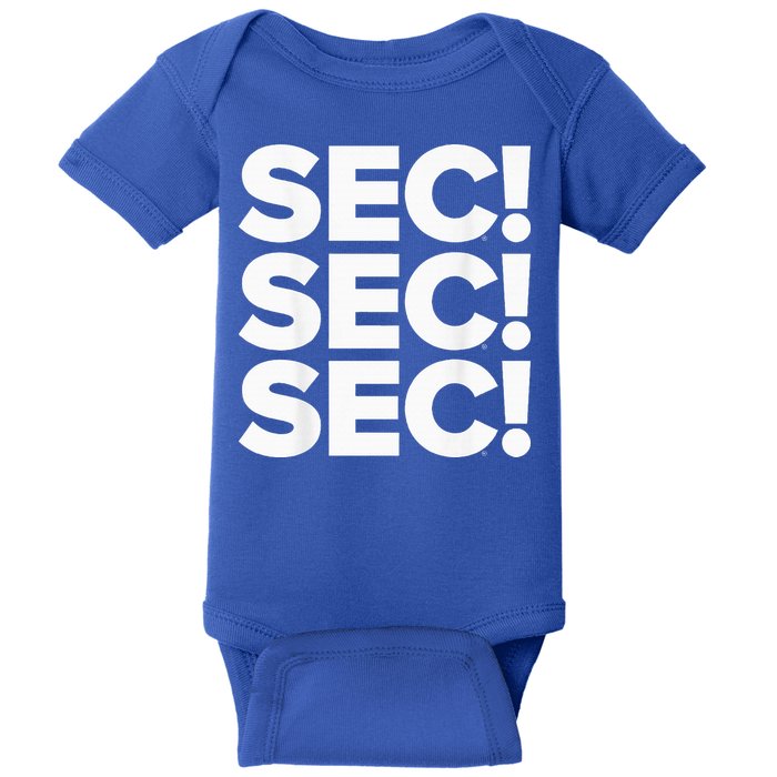Sec Champs 2024 Baseball Baby Bodysuit