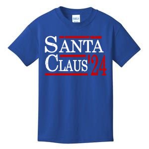 Santa Claus 2024 President Funny Christmas Xmas Holiday Meaningful Gift Kids T-Shirt