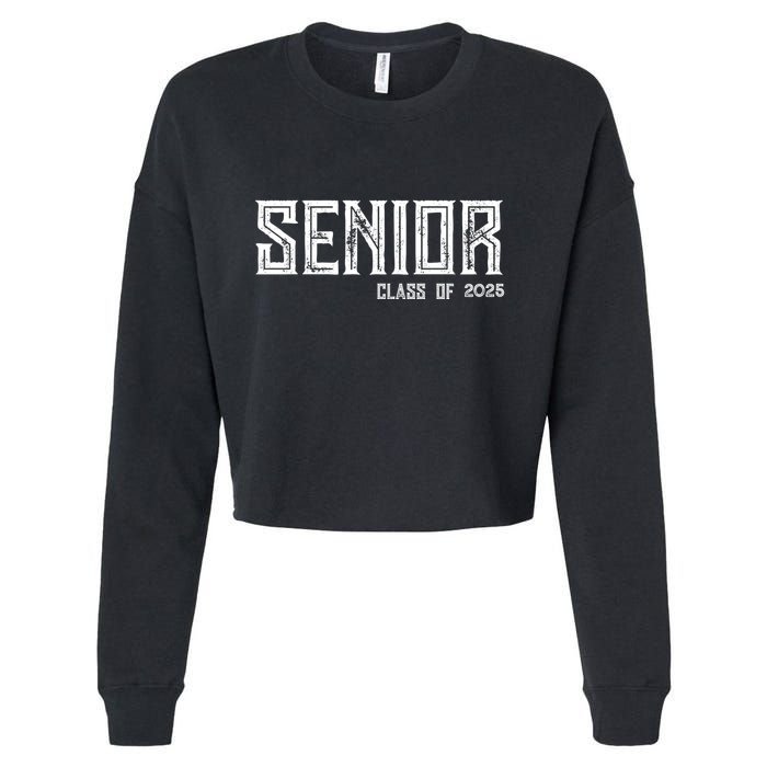 Senior Class 2025 Cropped Pullover Crew