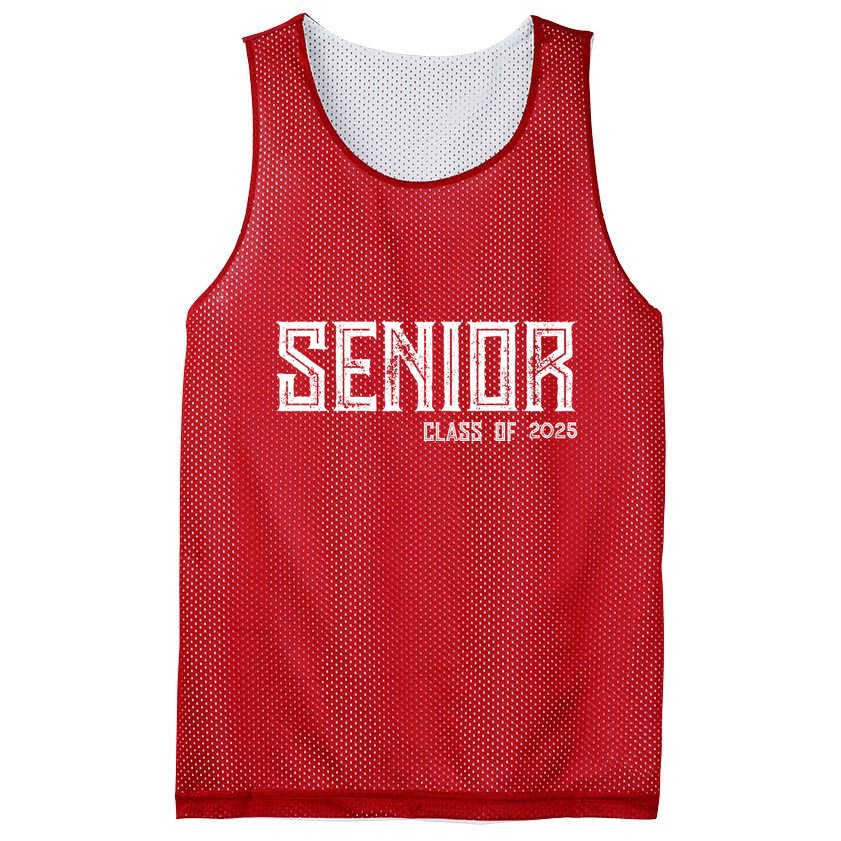 Senior Class 2025 Mesh Reversible Basketball Jersey Tank