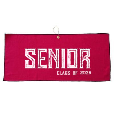 Senior Class 2025 Large Microfiber Waffle Golf Towel