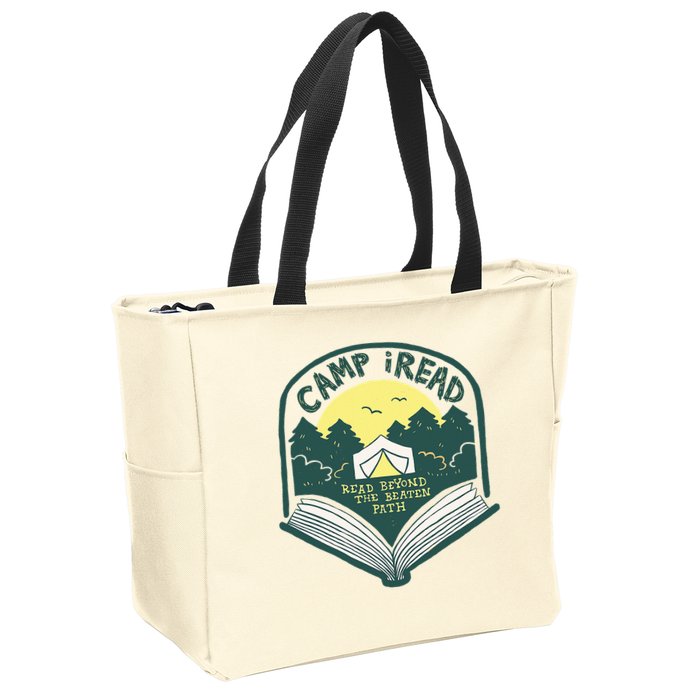 Summer Camp 2022 Read Beyond the Beaten Path STEM Teacher Zip Tote Bag