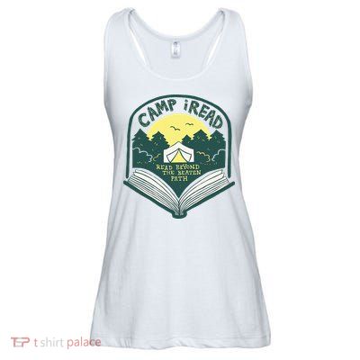 Summer Camp 2022 Read Beyond the Beaten Path STEM Teacher Ladies Essential Flowy Tank