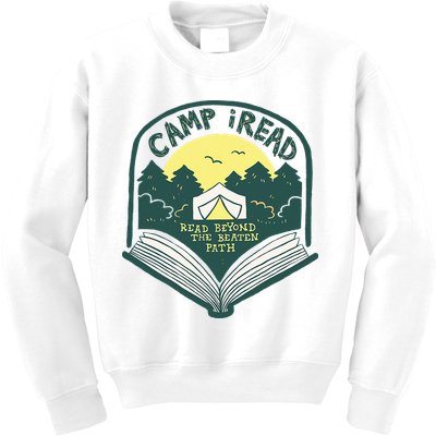 Summer Camp 2022 Read Beyond the Beaten Path STEM Teacher Kids Sweatshirt