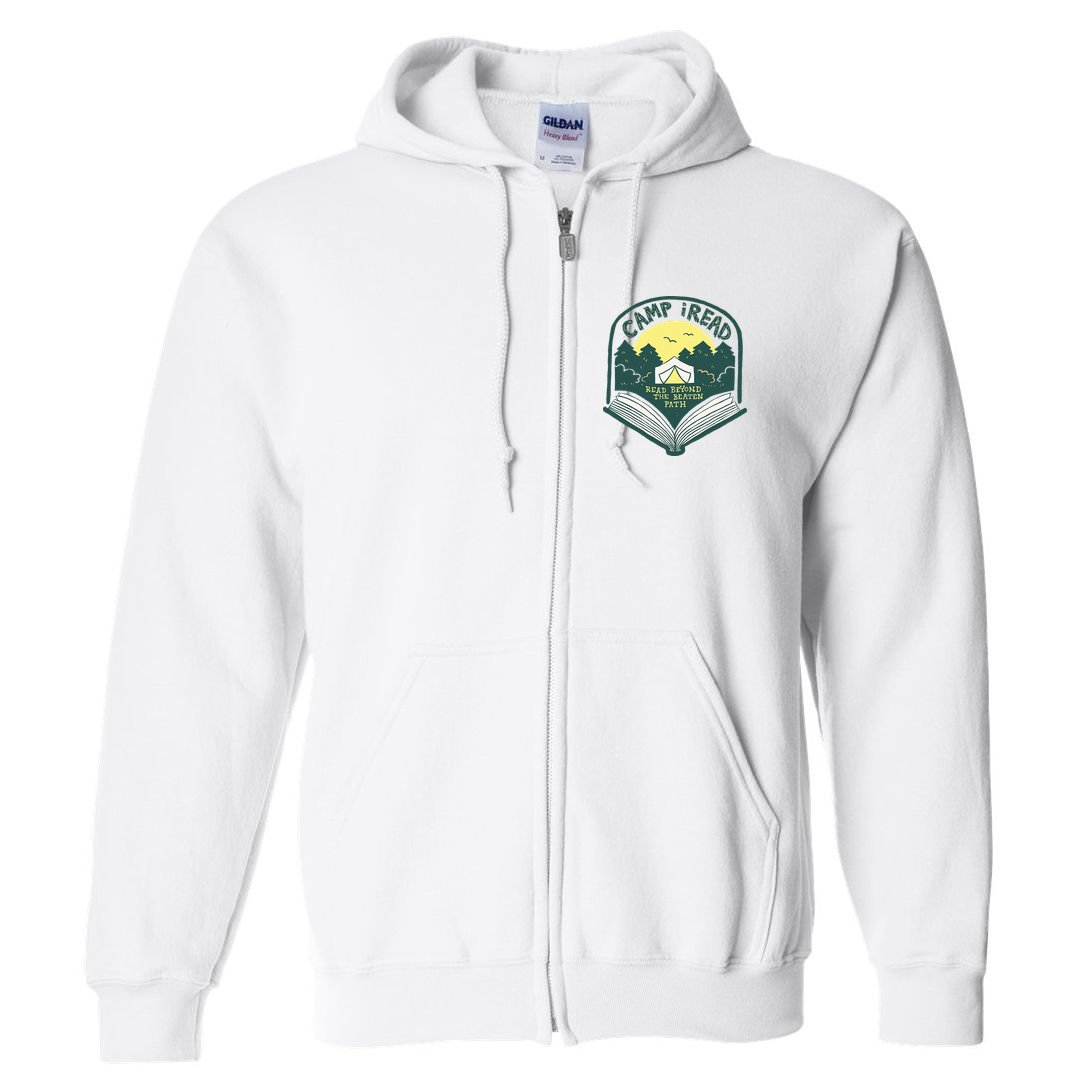 Summer Camp 2022 Read Beyond the Beaten Path STEM Teacher Full Zip Hoodie