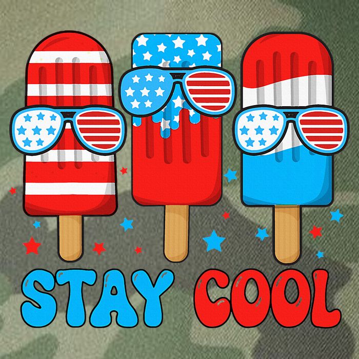Stay Cool 4th July Popsicle Legacy Tie Dye Trucker Hat
