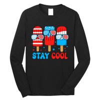 Stay Cool 4th July Popsicle Long Sleeve Shirt