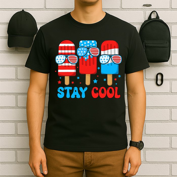 Stay Cool 4th July Popsicle T-Shirt