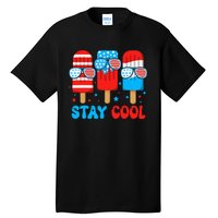 Stay Cool 4th July Popsicle Tall T-Shirt