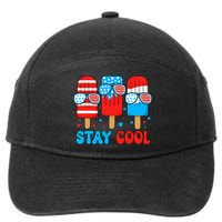 Stay Cool 4th July Popsicle 7-Panel Snapback Hat