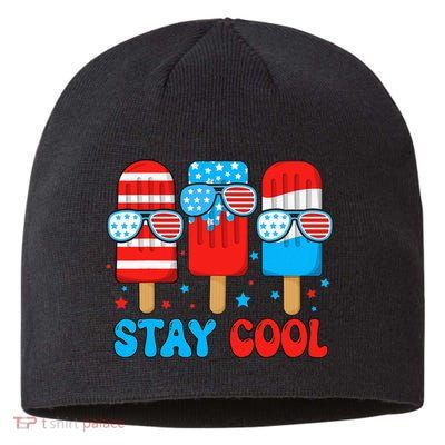 Stay Cool 4th July Popsicle Sustainable Beanie