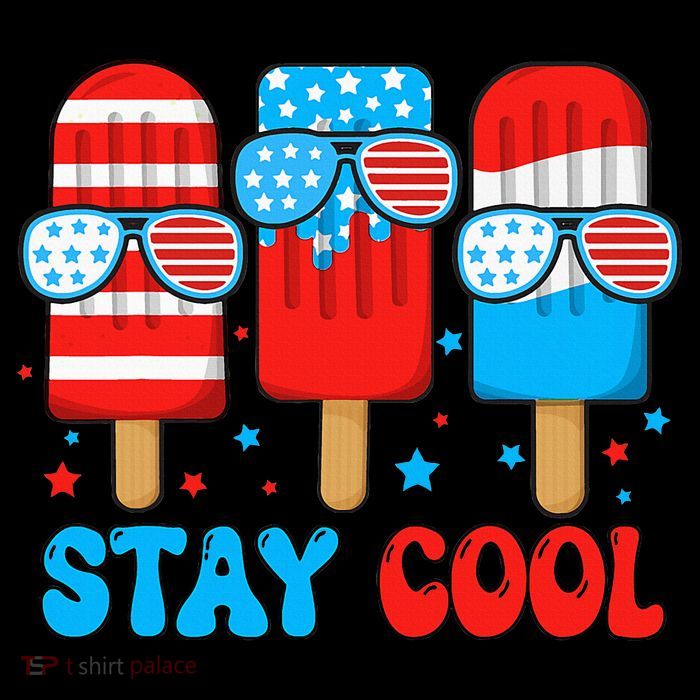 Stay Cool 4th July Popsicle Youth Performance Sprint T-Shirt