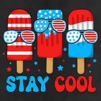Stay Cool 4th July Popsicle 25L Jumbo Tote