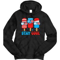 Stay Cool 4th July Popsicle Tie Dye Hoodie