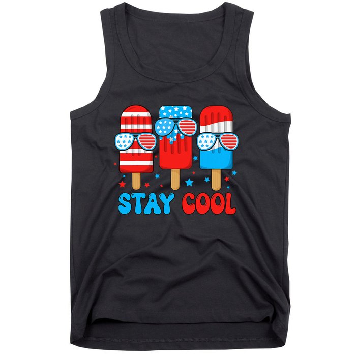 Stay Cool 4th July Popsicle Tank Top