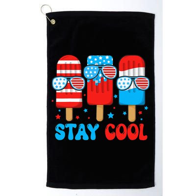 Stay Cool 4th July Popsicle Golf Towel
