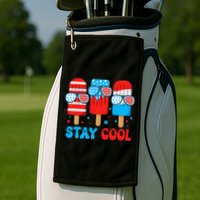 Stay Cool 4th July Popsicle Golf Towel
