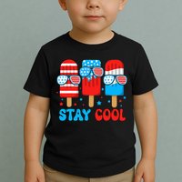 Stay Cool 4th July Popsicle Toddler T-Shirt