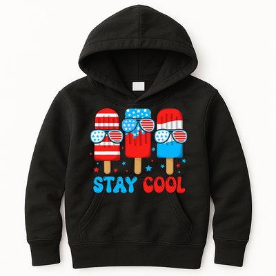 Stay Cool 4th July Popsicle Kids Hoodie