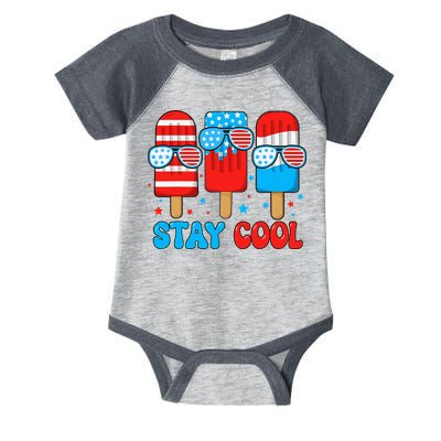 Stay Cool 4th July Popsicle Infant Baby Jersey Bodysuit