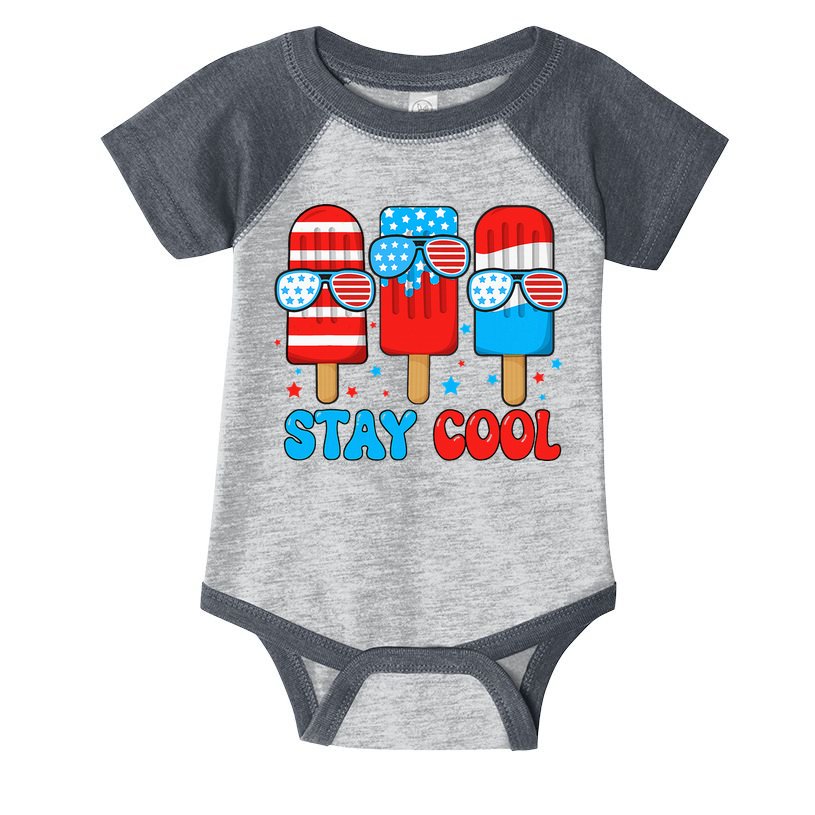 Stay Cool 4th July Popsicle Infant Baby Jersey Bodysuit
