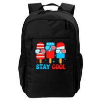 Stay Cool 4th July Popsicle Usa Flag American Daily Commute Backpack