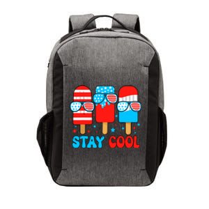 Stay Cool 4th July Popsicle Usa Flag American Vector Backpack