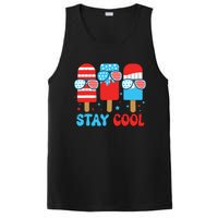 Stay Cool 4th July Popsicle American Flag PosiCharge Competitor Tank