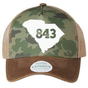 South Carolina 843 Area Code Legacy Tie Dye Trucker Hat