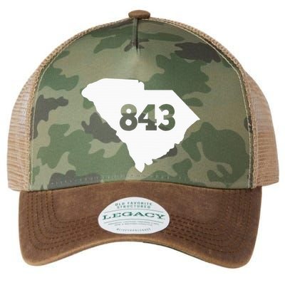 South Carolina 843 Area Code Legacy Tie Dye Trucker Hat