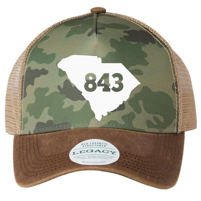 South Carolina 843 Area Code Legacy Tie Dye Trucker Hat