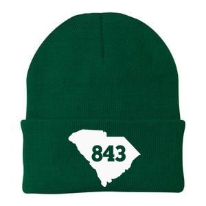 South Carolina 843 Area Code Knit Cap Winter Beanie