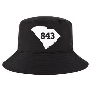 South Carolina 843 Area Code Cool Comfort Performance Bucket Hat