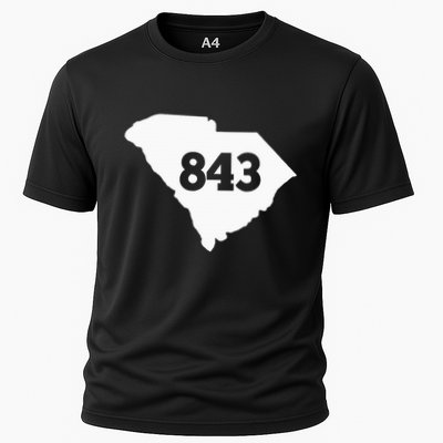 South Carolina 843 Area Code Performance Shirt