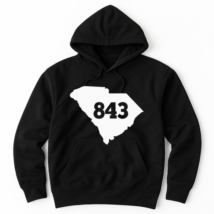 South Carolina 843 Area Code Hoodie