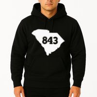 South Carolina 843 Area Code Hoodie